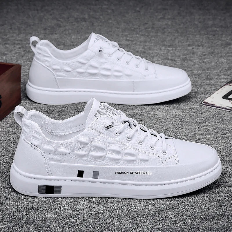 Men's Flats Shoes Luxury Men's Sneakers Spring Autumn 2024 Outdoor Sport Shoes for Men Fashion Vulcanized Shoe Tenis Para Hombre - Clikcy