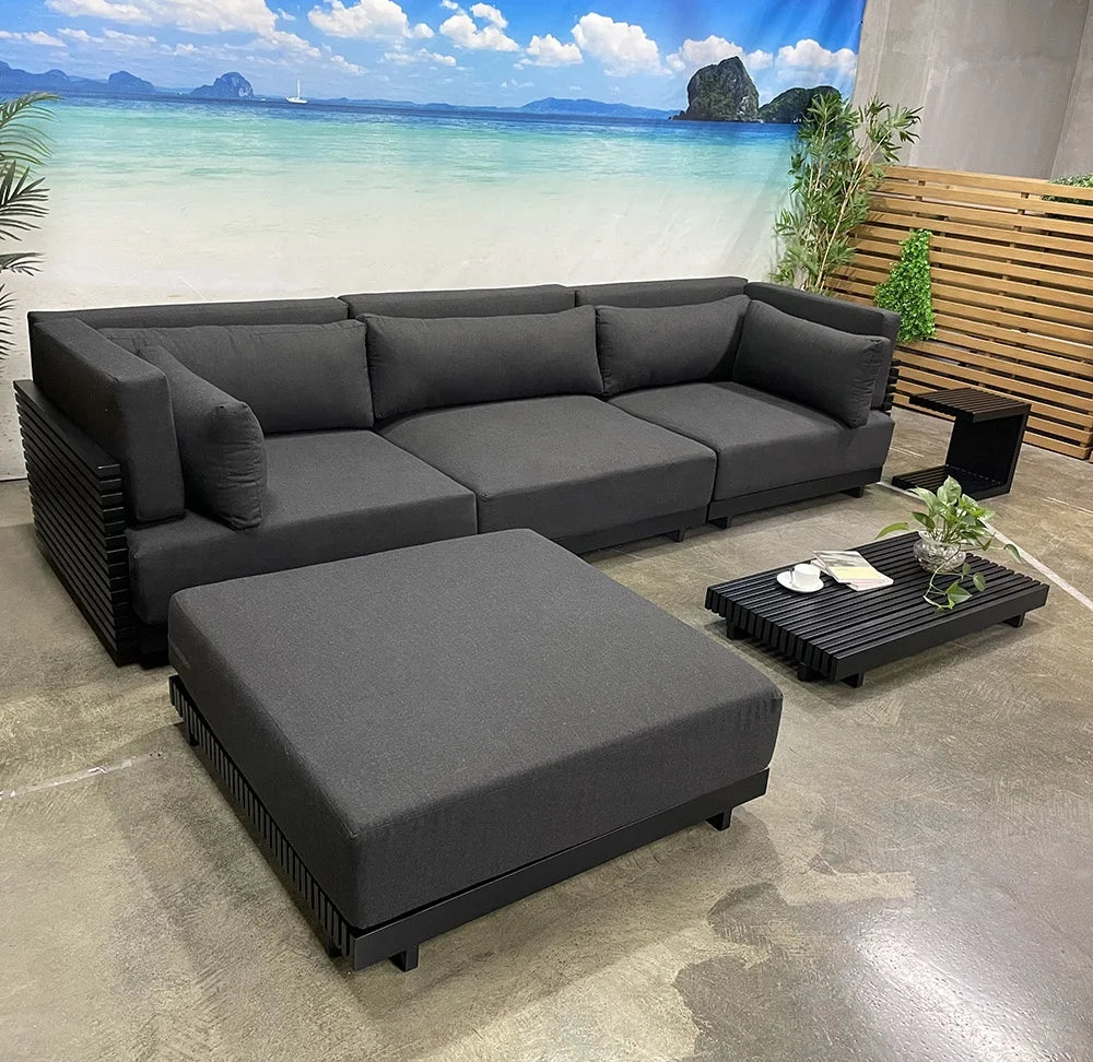 Luxury Outdoor Large Patio Furniture Set Aluminum Furniture Patio Garden Hotel Sets Sofas Sectionals - Clikcy