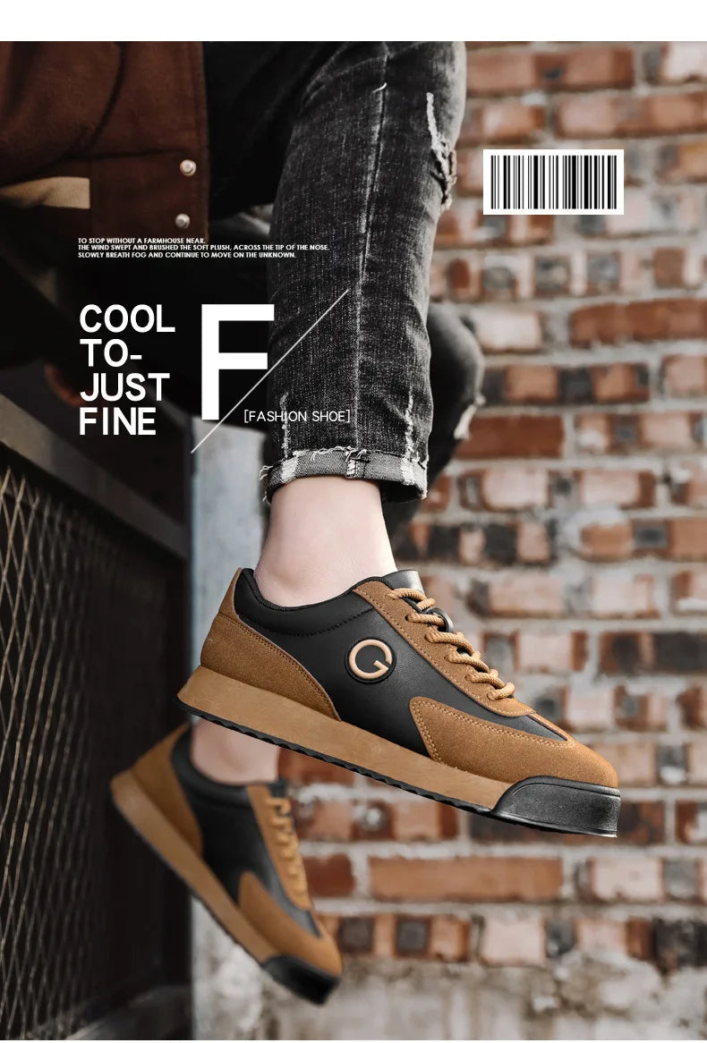 Luxury Men's Casual Shoes 2024 New High Quality Leather Shoes for Men Fashion Comfortable Sports Shoe Outdoor Men's Tennis Shoes