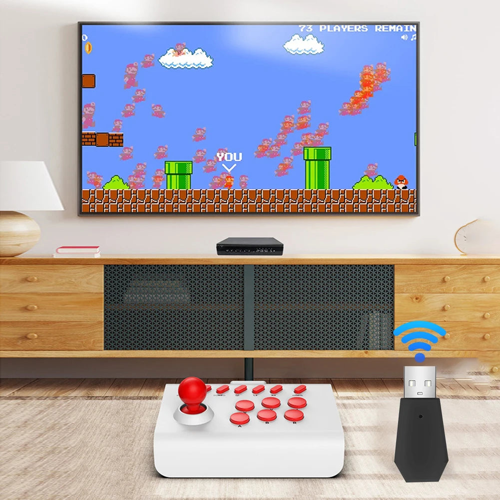 2.4G Game Console Receiver Replacement USB Wireless Dongle Receiver Bluetooth-compatible Accessories for TV PC Computer - Clikcy