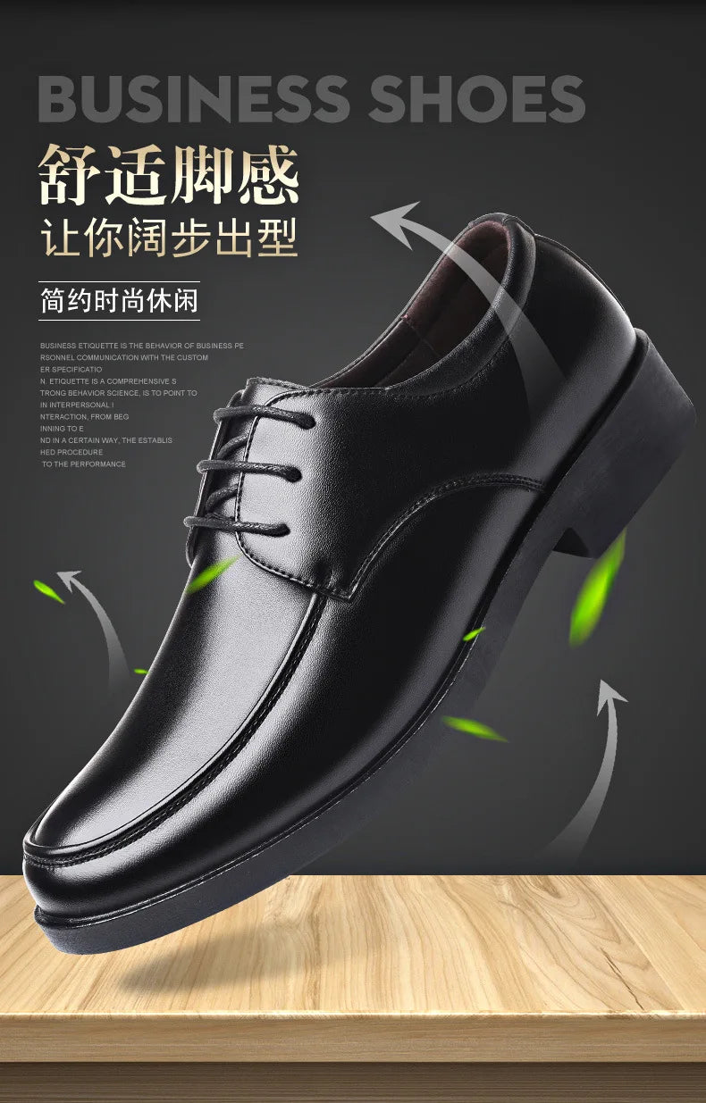 Mens Dress Shoes Men's Formal Original Leather Italian Skin Shoes for Men Elegant Casual Business Luxury Social Male Shoe - Clikcy
