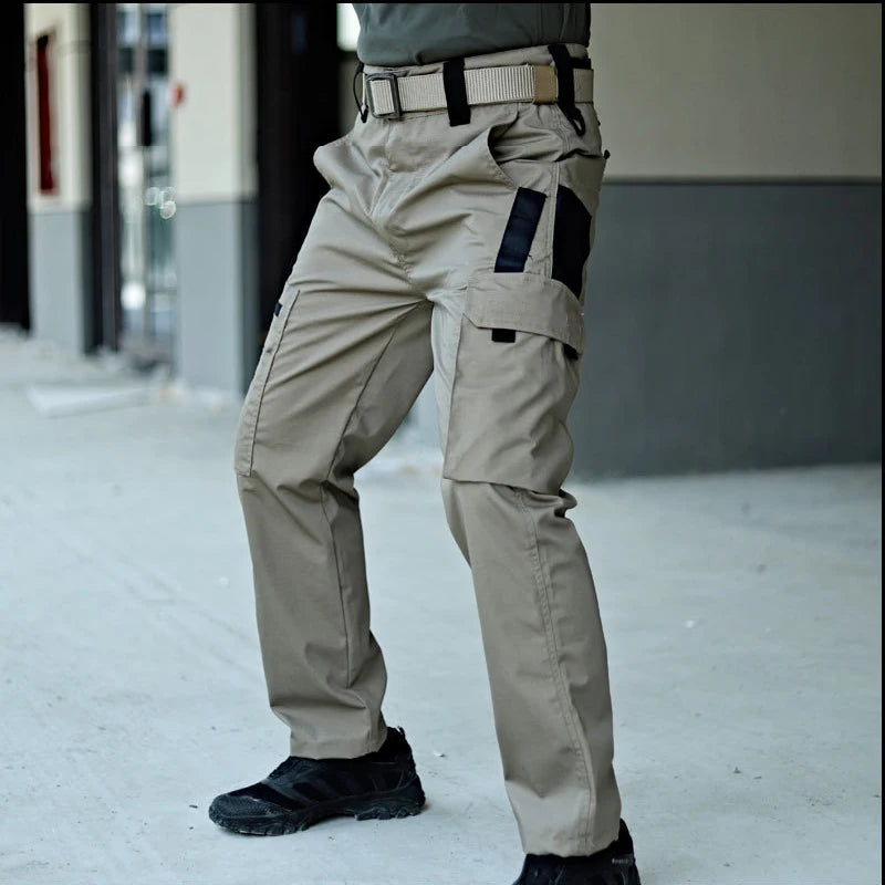 New Tactical Work Pants Men Outdoor Cargo Trousers Multi-pocket Waterproof Pant Autumn Spring Outdoor Workwear Hiking Trousers - Clikcy