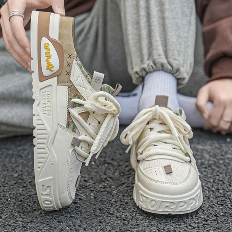 2025Summer Fashion Designer Men Half Slipper Breathable Casual Platform Shoes Lightweight Sneakers Outdoor Walking Flats Loafers