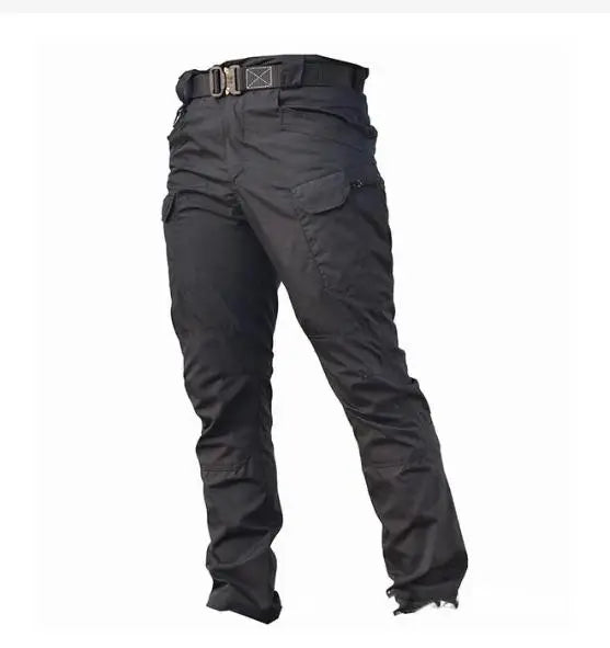 Mens Waterproof Cargo Pants Elastic Multiple Pocket SWAT Combat Trousers Outdoor Joggers Pant Tactical Hiking Hunting Pants Men - Clikcy