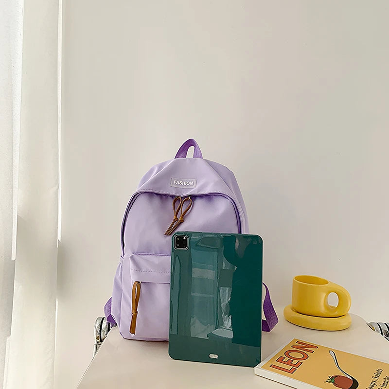 Kawaii Large-capacity All-match Backpack Korean Version Simple Storage Bag Back to School Office Supplies Cute Stationery - Clikcy