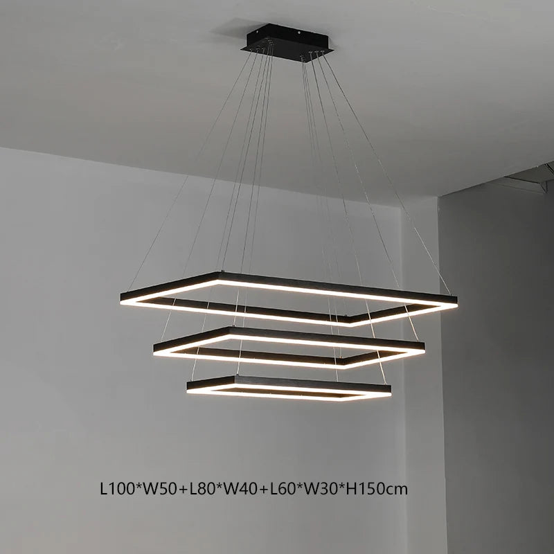 Living room pendant lamp 2024 new simple modern atmosphere hall main lamp Nordic creative designer restaurant lamp - Clikcy