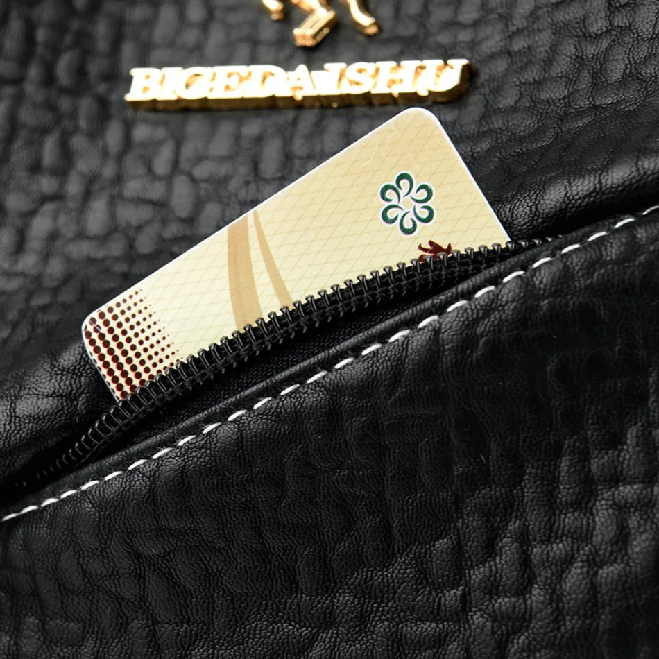 New Luxury Design Leather Women Backpack Casual School Bag for Teenager Girls Travel Back Pack Ladies Bagpack Mochilas Sac A Dos - Clikcy