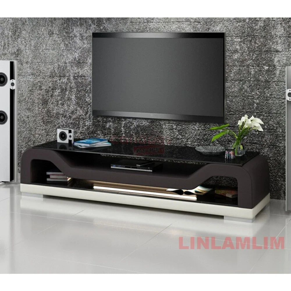 Modern LED Lighted Sofa Set with Recliner, Adjustable Headrest & Console | Luxury Leather Sectional Couch | Futuristic Furniture - Clikcy