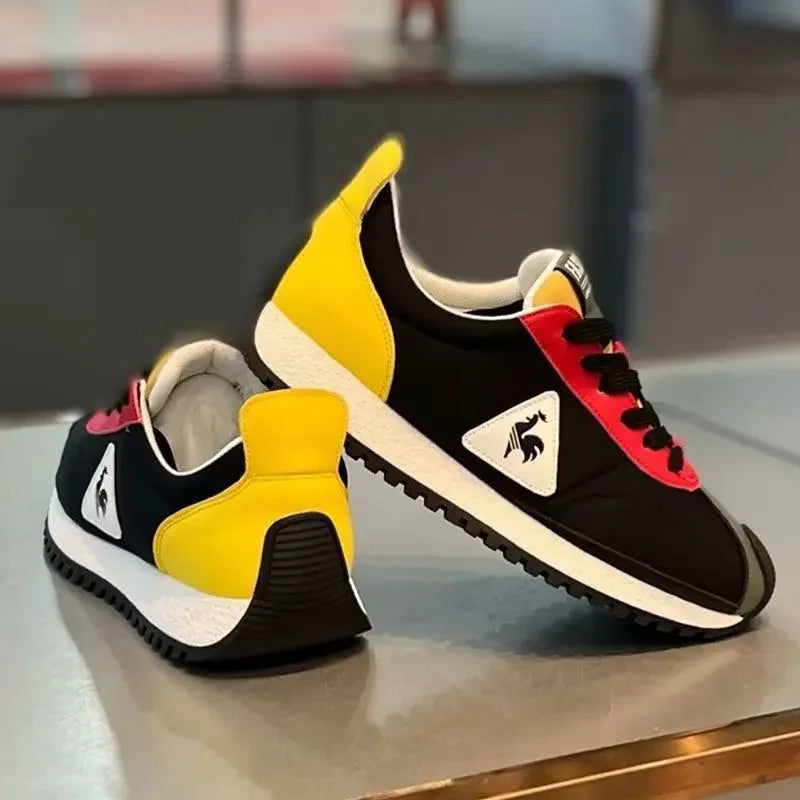 Official-website 2025 Men's Casual Sneakers Summer Comfortable Breathable Lace-up Running Shoes Men's Outdoor Soft-soled Shoes - Clikcy