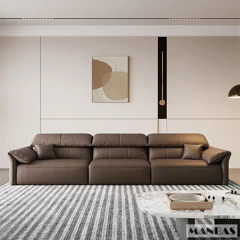 Linlamlim Electric Sofa Convertible for Cinema Living Room | Genuine Leather Electric Multifunction Sofa Bed | Folding Sofa Beds - Clikcy