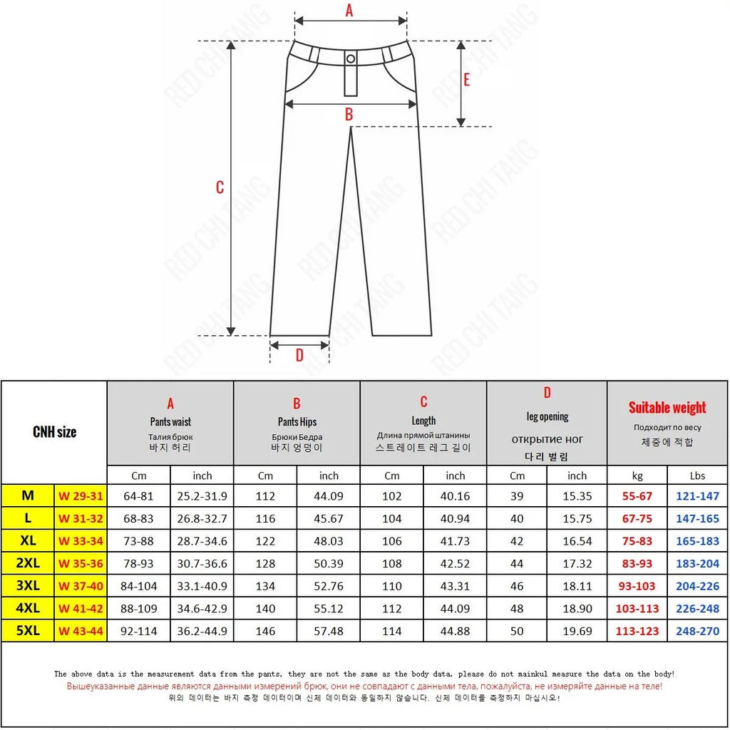 100% Cotton Men's Cargo Pants Straight Fit Loose Work Trouser Male Spring Summer High Waist Big Size Large Plus Elastic Pocket - Clikcy