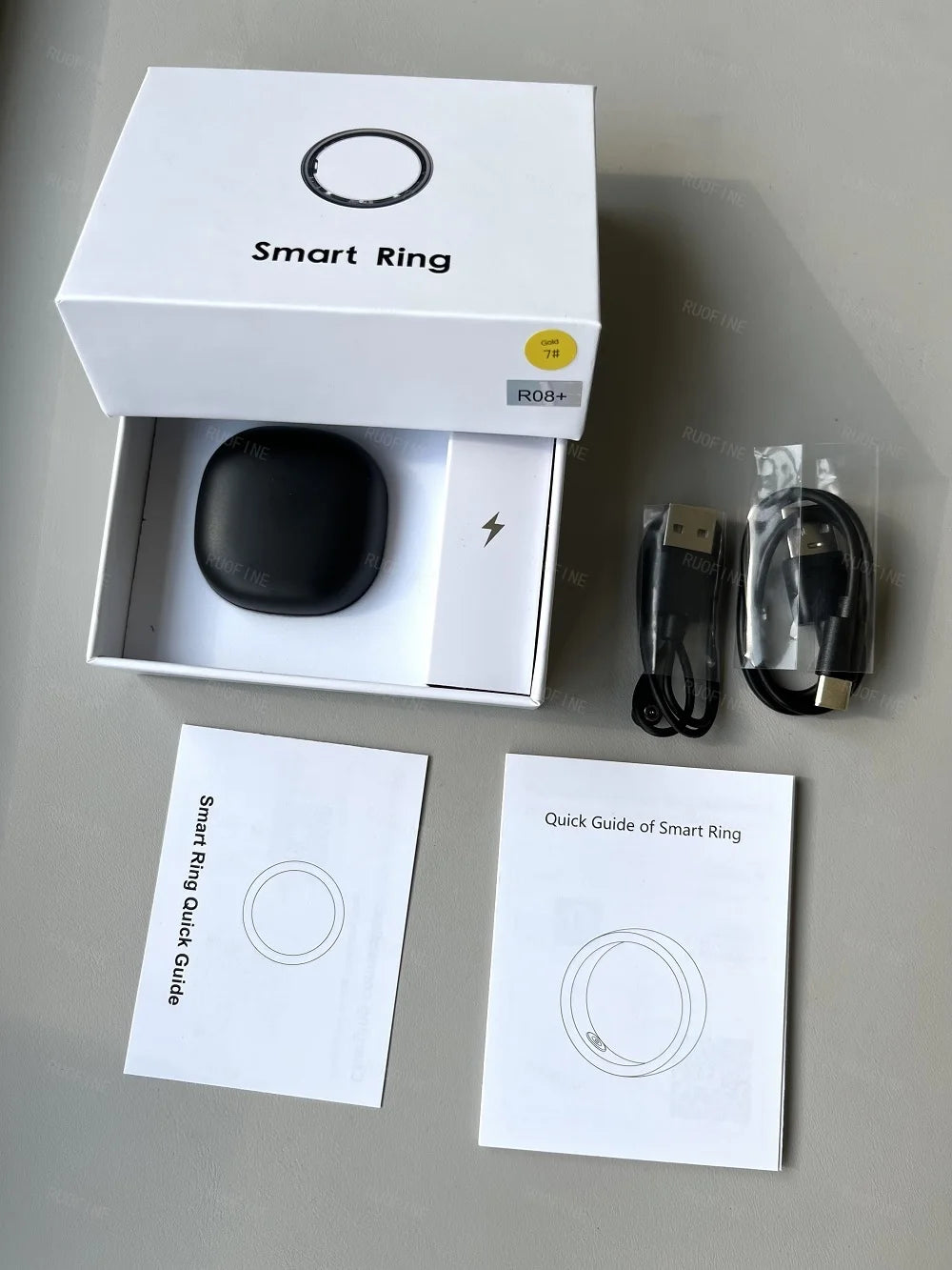 2025 Rings for Man  Women's Monitoring Remote Control Skin Temperature Electronic Device Swimming Qring Size 7 to 13 IPhone IOS - Clikcy