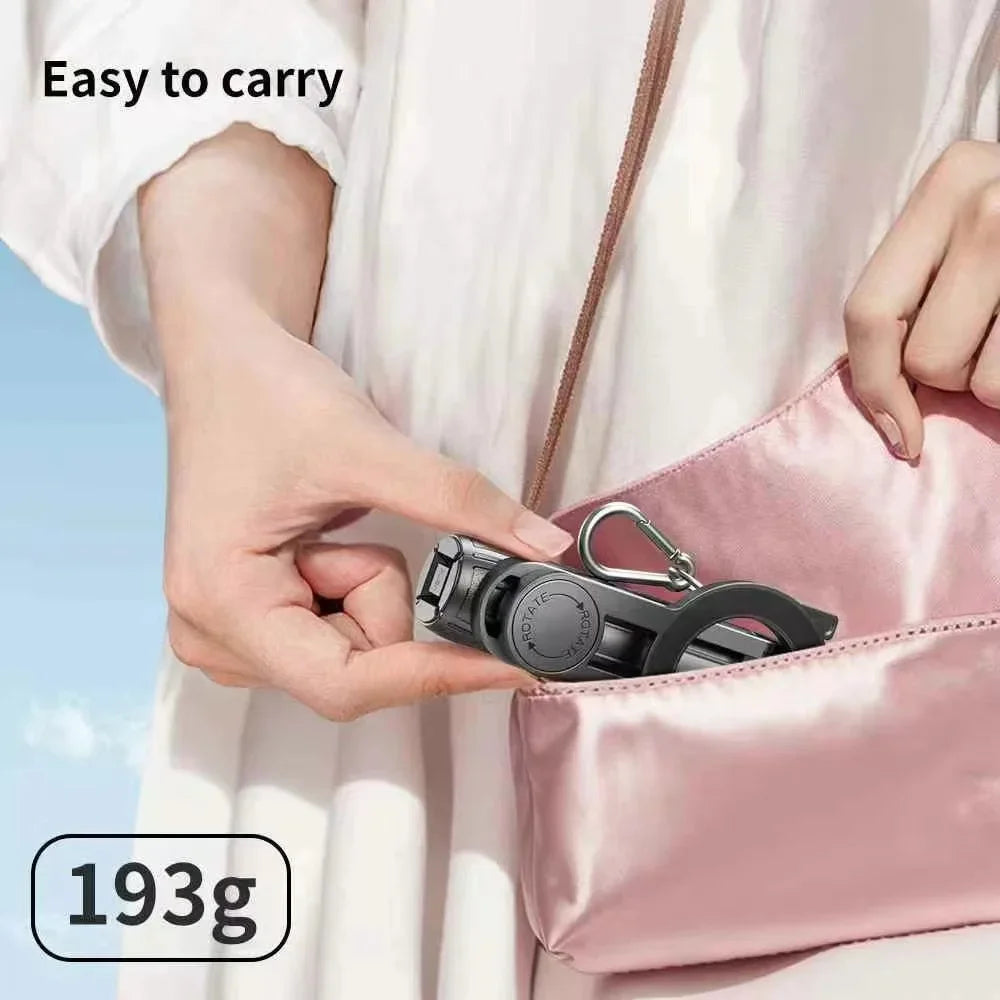 4-in-1 Multi-function Selfie Stick with Wireless Remote Control | Magnetic, Cell Phone Clip Dual Combination, 360° Rotation - Clikcy