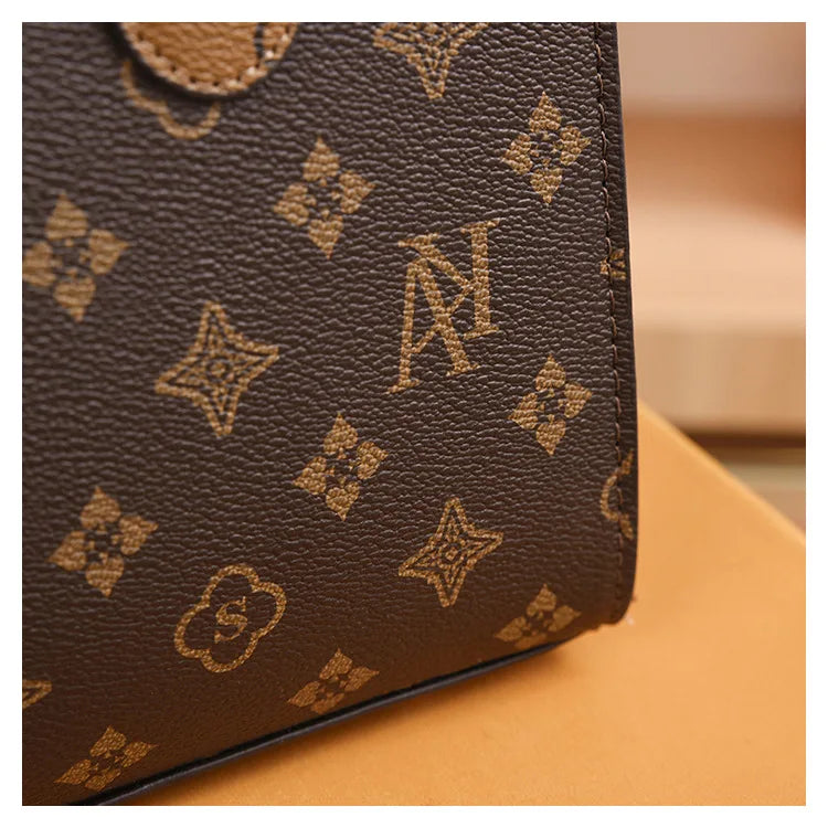 New Women bag Shoulder bag Handbag for women 2025 Crossbody bag pattern PU Portable bucket bag ladies messenger bag - Clikcy