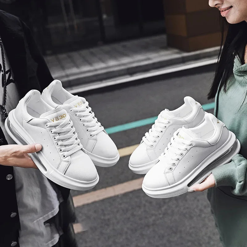 Casual Fashionable Couple Shoes Men's Women's All-Season Running Sneakers Polyester Sole Rubber Surface Chinese Made - Clikcy