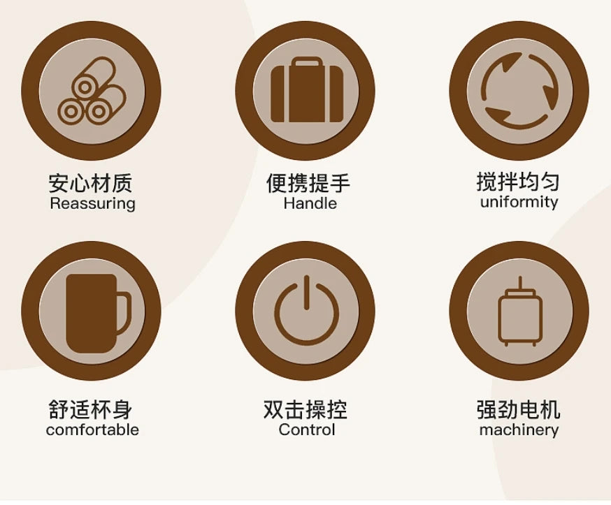 1pcs Automatic Self Stirring Magnetic Mug Stainless Steel Temperature Difference Coffee Mixing Cup Blender Mixer Thermal Cup