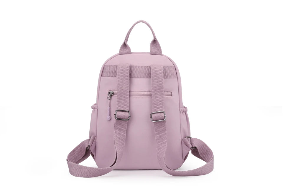 Waterproof Nylon Backpack Women Casual Simple Daypack Large Capacity Schoolbag for Girls Lightweight Back Pack Ladies Travel Bag