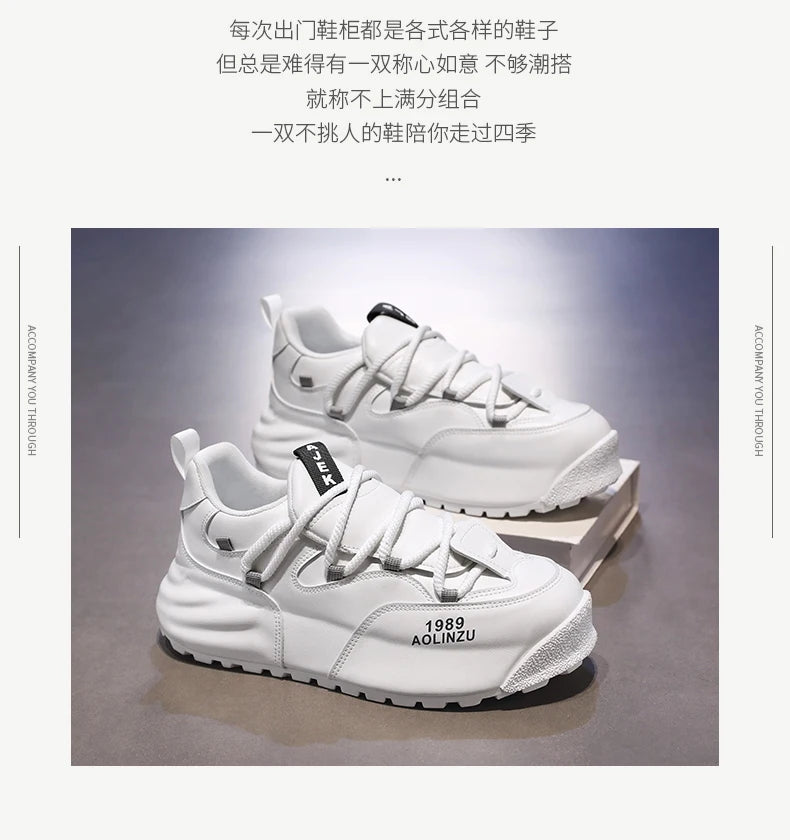 Hot Men's Bag-soled  Trendy Casual Shoes, 45 46 47 48 Size