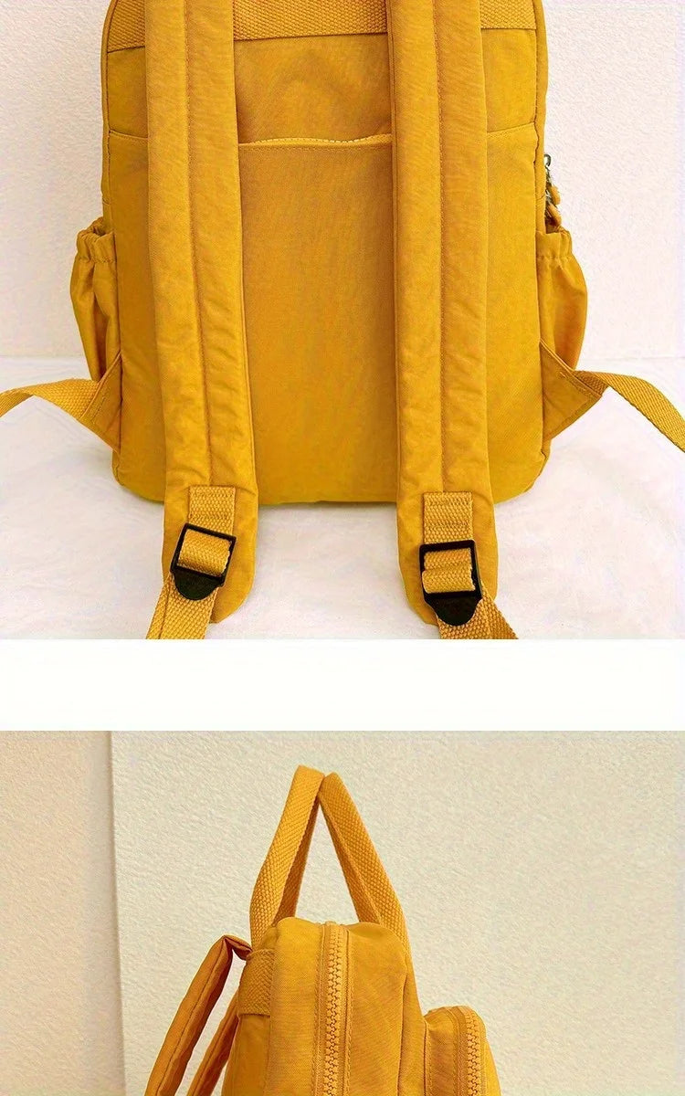 Large Capacity Backpack for Women Multi-pockets Nylon Women's Bag Causal Waterproof School Bags Laptop Backpack Stylish Backpack - Clikcy