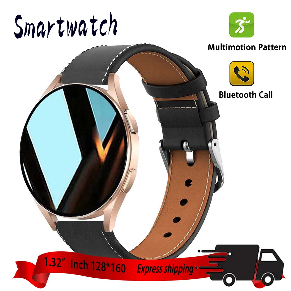2025 New Business Smartwatch Men 1.32" inch Bluetooth Call Fitness Tracker Smart Wearable Women Wireless Call Watch Android IOS - Clikcy