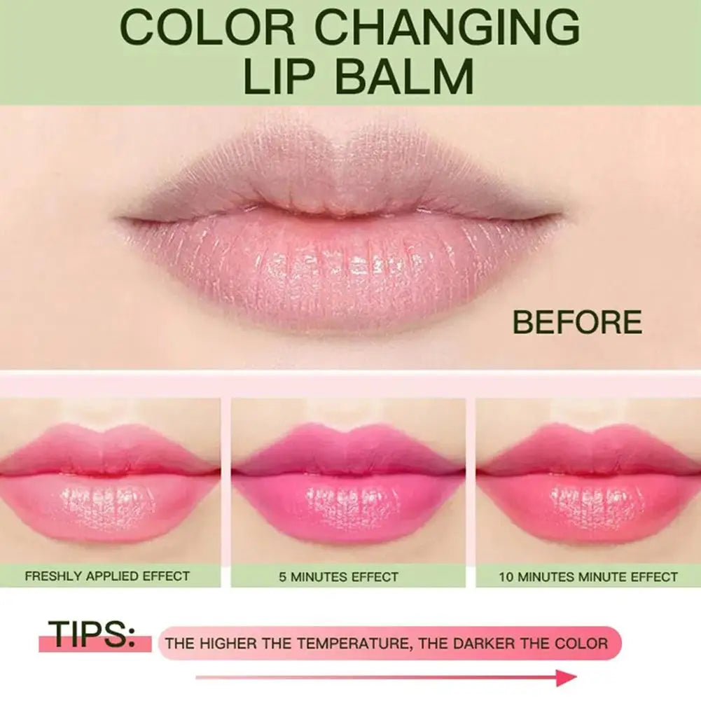 Aloe Vera Lipstick Color Changing Lip Balm Lasting Moisturizing Moisturizing Waterproof Temperature Change Lip Balm - Clikcy