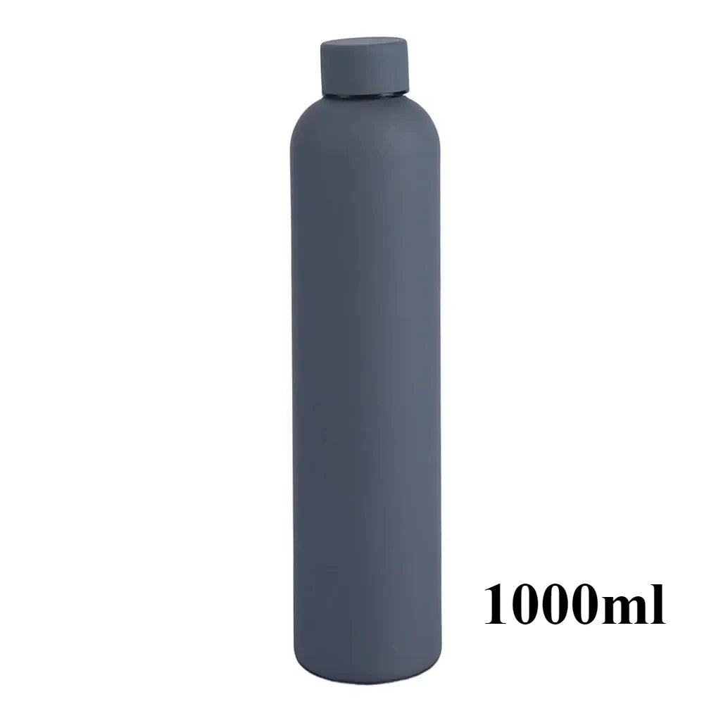 1000ML Double-Wall Stainless Steel Leak-proof Thermal Vacuum Flask Insulated Water Bottle Sports Coffee Straight Body Cup - Clikcy