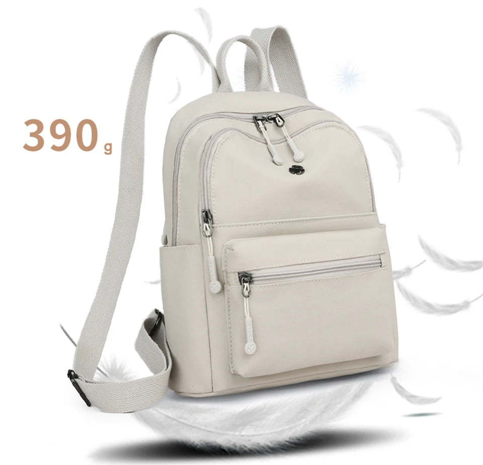 Casual Multi Pockets Backpacks for Women Waterproof Nylon Daypack Women Lightweight Back Pack Ladies Large Capacity Travel Bags - Clikcy