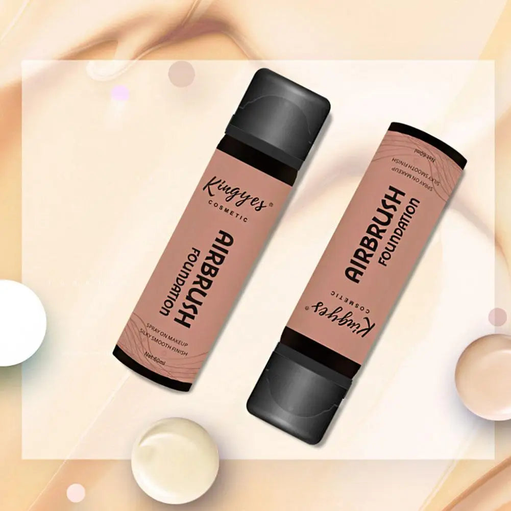 Airbrush Spray Foundation Full Coverage Oil Control Liquid Foundation Face Correcting Toner Matte Moisture Brighten Concealer - Clikcy