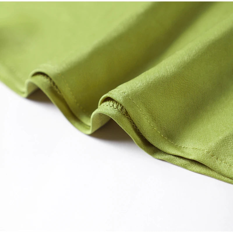 Sexy Satin Ribbon Party Dress Women Elegant Halter Backless Off Shoulder Sleeveless Female Dresses 2024 Summer Solid Robe Gown - Clikcy