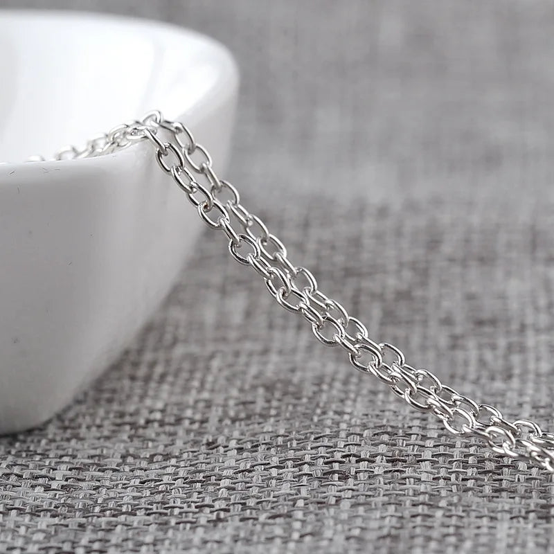 1Pcs "MY DAD MY HERO" Men's and Women's Necklace Square Carved Letter Pendant Accessories Father's Day Gifts pulsera hombre - Clikcy