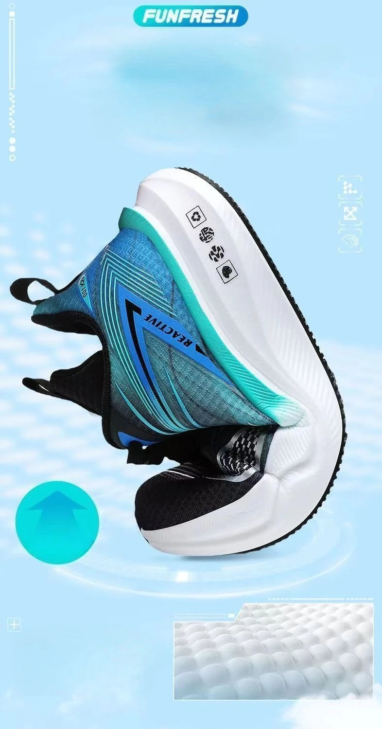 Men's Sports Shoes Men's Soft-soled Running Shoes Mens Trendy, Comfortable and Casual Shoe Mens Mesh Breathable Sports Shoe - Clikcy