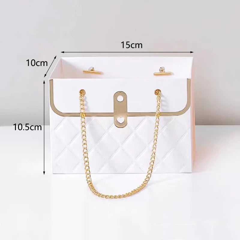Flower Tote Bag Portable Foldable Long Lasting Universal Present Packing Rose Flower Box Party Gift Box Wedding Valentine'S Day - Clikcy