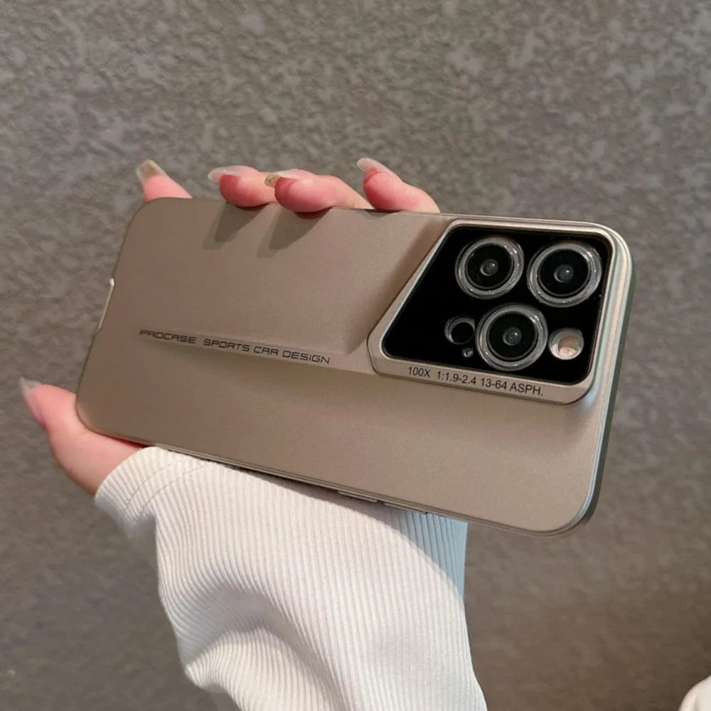 16 ProMax Plus Ultra Thin Matte PC Phone Case for iPhone 15 ProMax 14 15 16 Pro Max 15pro Full Lens Protective Hard Bumper Cover - Clikcy