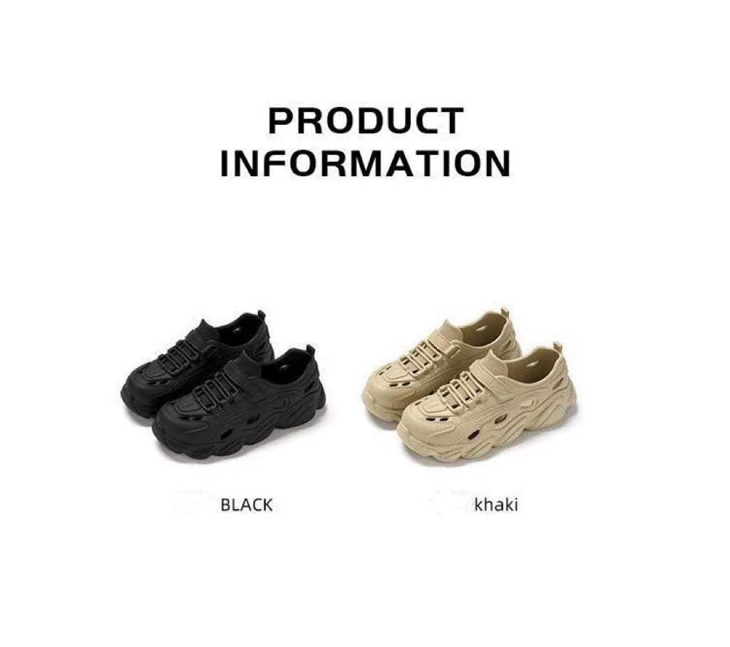 Men's Trendy Eva Sandals Summer Outer Wear Thick Bottom Anti-slip Breathable Cool Shoes Beach Slippers For Men - Clikcy