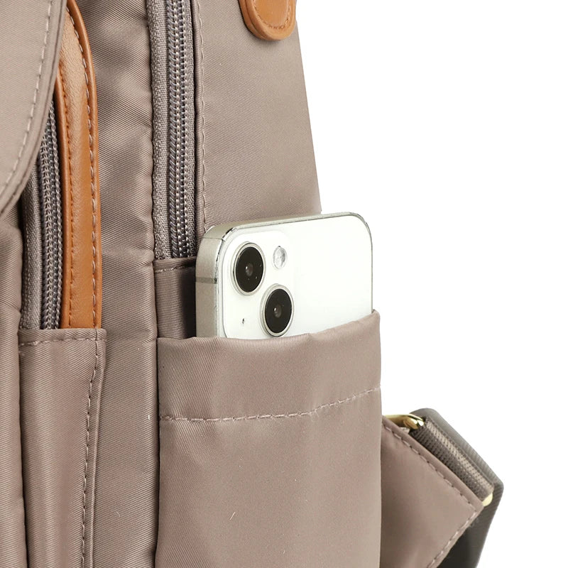 Cute Pendant Backpack Women Waterproof Nylon Back Pack Fashion College Daypack High Capacity School Bag for Girls Travel Bag - Clikcy