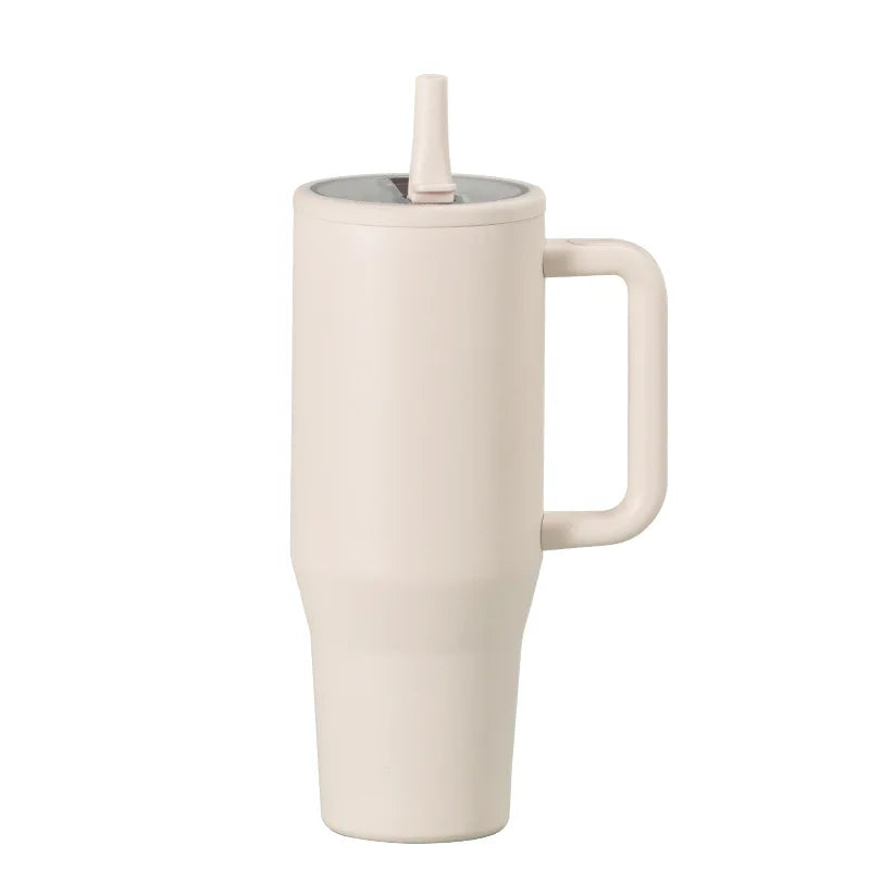 40 Oz Vacuum Flask Cup Thermos water Bottle Thermal Mug Large Capacity Stainless Steel Cold and Hot Tumbler Travel Car coffee - Clikcy