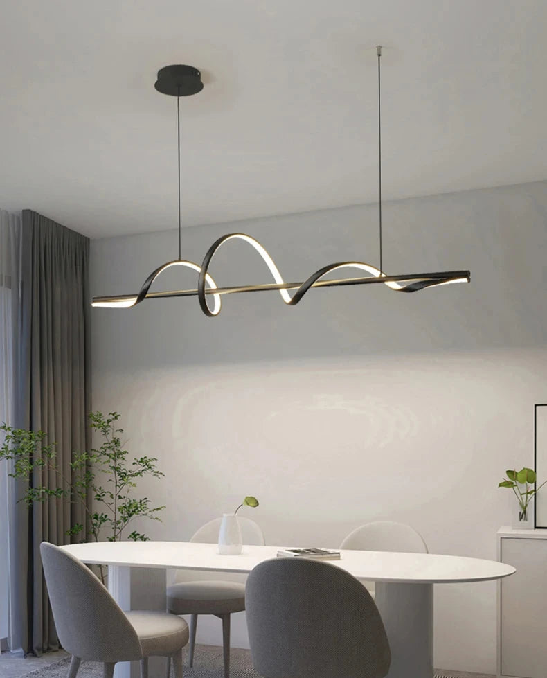 Modern LED Pendant Lights Dining Table Ceiling Chandelier Home Decoration Living Room Hanging Lamps Kitchen Bar Lusters Fixtures - Clikcy