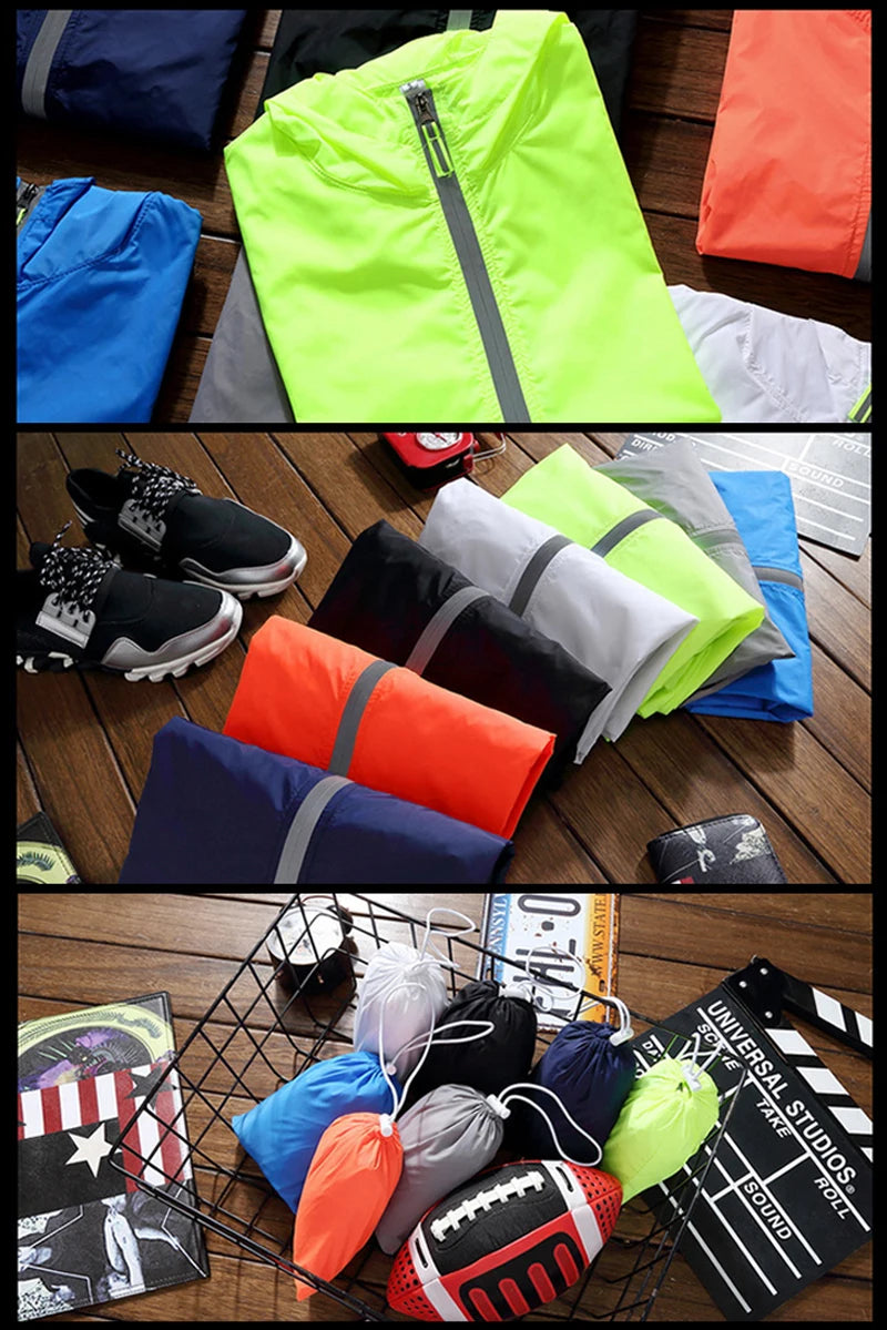 Ripper Spitfire Zombie Wheels Bomber Men Jacket Plus Size Thin Windbreaker Skin Ultra Light Slim Fit Pilot Hooded Coat Cycling - Clikcy