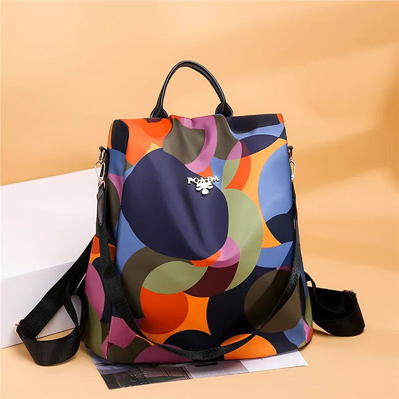 New Anti-Theft Fashion Backpack Women Casual Waterproof School Bags for Teenage Girl Multi-Function Shoulder Bag Travel Rucksack - Clikcy