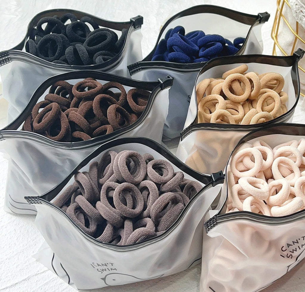 20/50pcs Kids Elastic Hair Bands Girls Sweets Scrunchie Rubber Band for Children Hair Ties Clips Headband Baby Hair Accessories - Clikcy