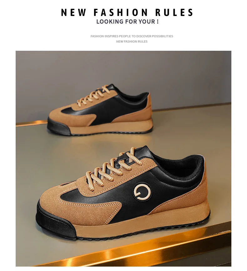 Luxury Men's Casual Shoes 2024 New High Quality Leather Shoes for Men Fashion Comfortable Sports Shoe Outdoor Men's Tennis Shoes