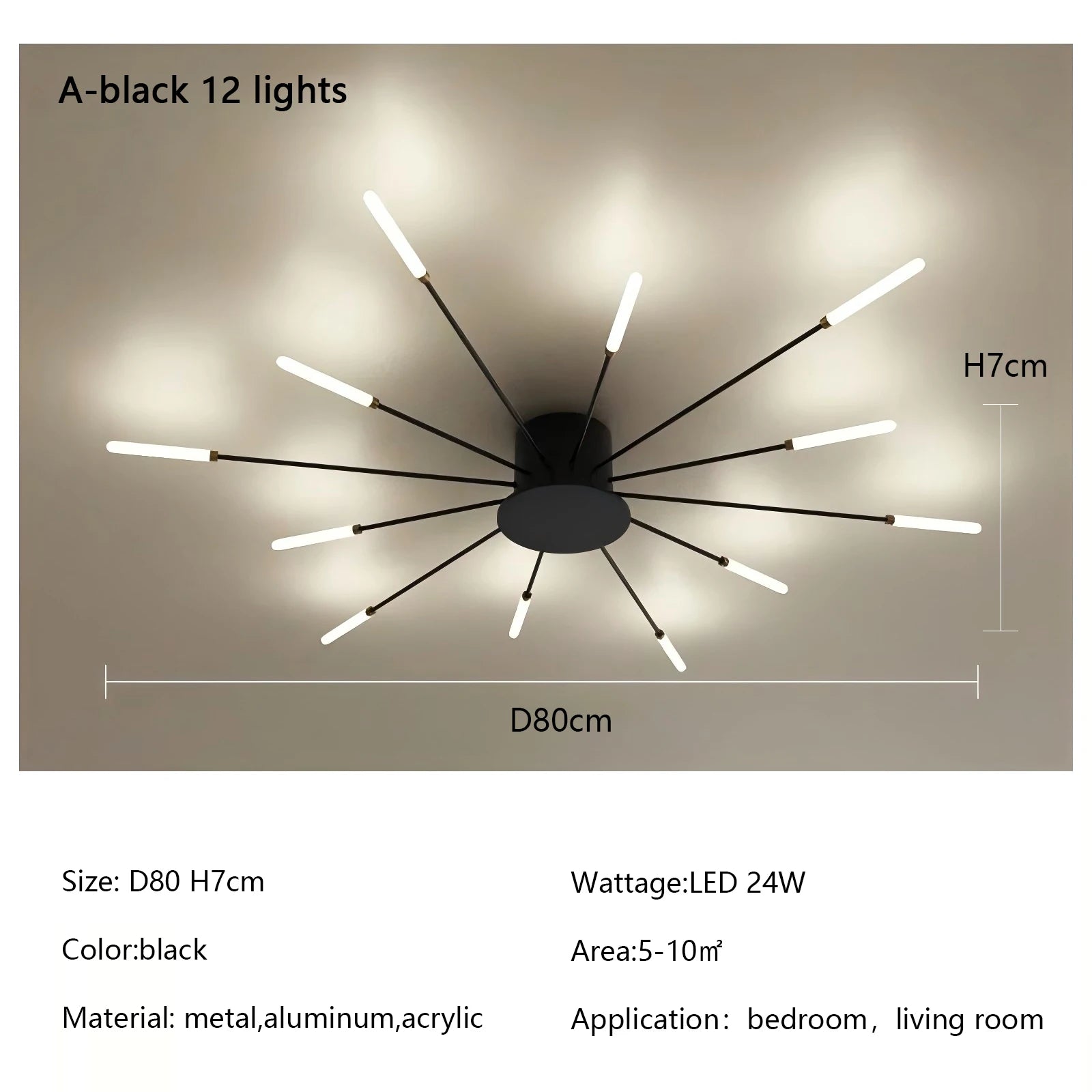 Modern Creativity Fireworks Led Ceiling Lights Living Dining Room Ceiling Chandeliers Lighting Bedroom Luster Lamps Luminaire