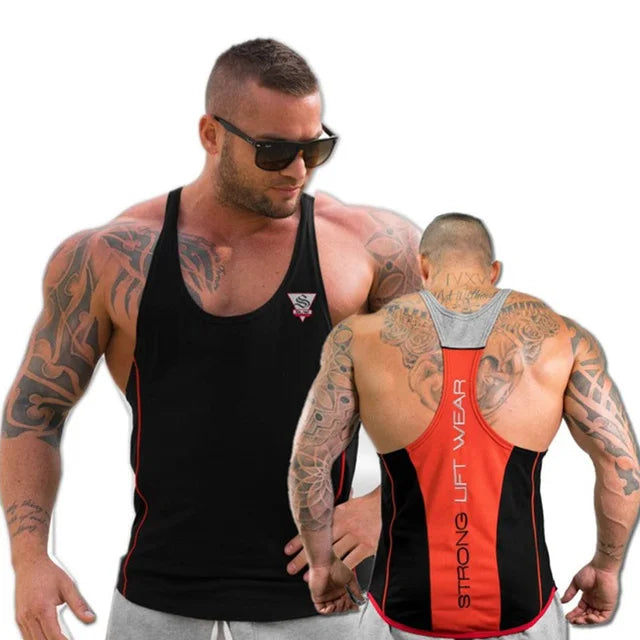 Mens Bodybuilding Tank top Gyms Fitness sleeveless shirt 2025 New Male Cotton clothing Fashion Singlet vest Undershirt Hombre - Clikcy