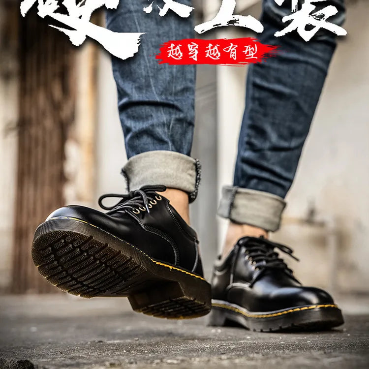 Autumn Classic Luxury Leather Shoes Men Casual Business Oxford Shoes Men Tooling Shoes Men Designer Black Formal Shoes For Men