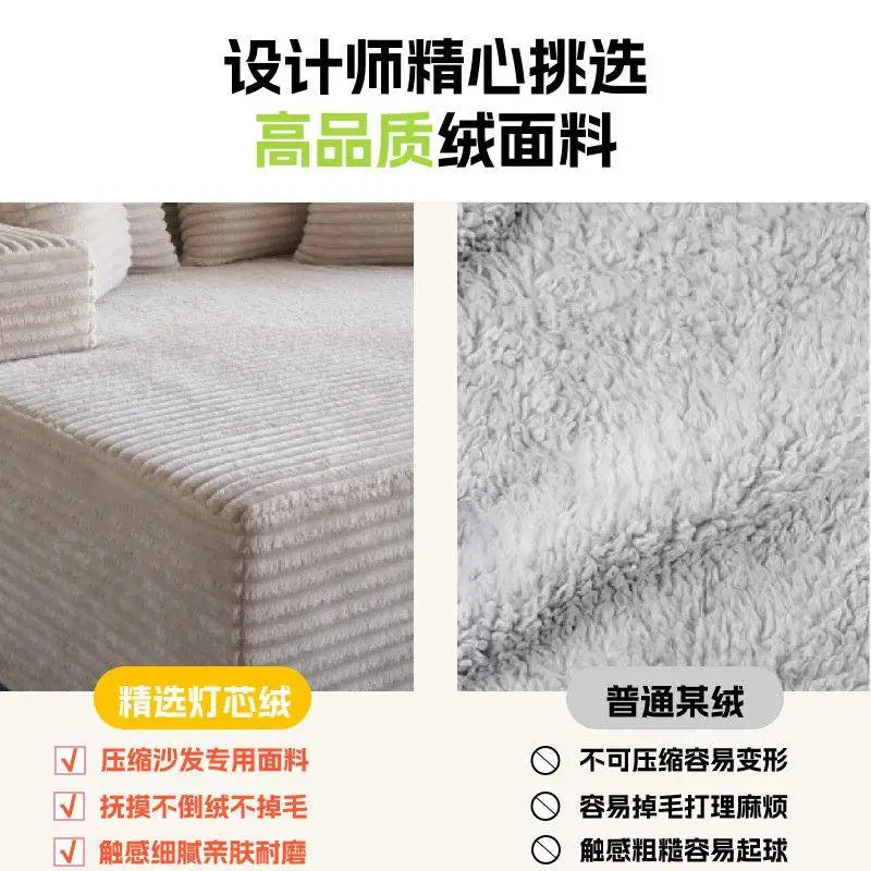 Gray European Living Room Sofas Filler Design Modern Luxury Compressed Sofas Lounges Recliner Couch Wohnzimmer Home Furniture - Clikcy