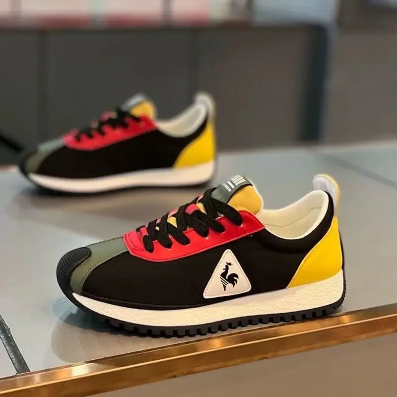 Official-website 2025 Men's Casual Sneakers Summer Comfortable Breathable Lace-up Running Shoes Men's Outdoor Soft-soled Shoes - Clikcy