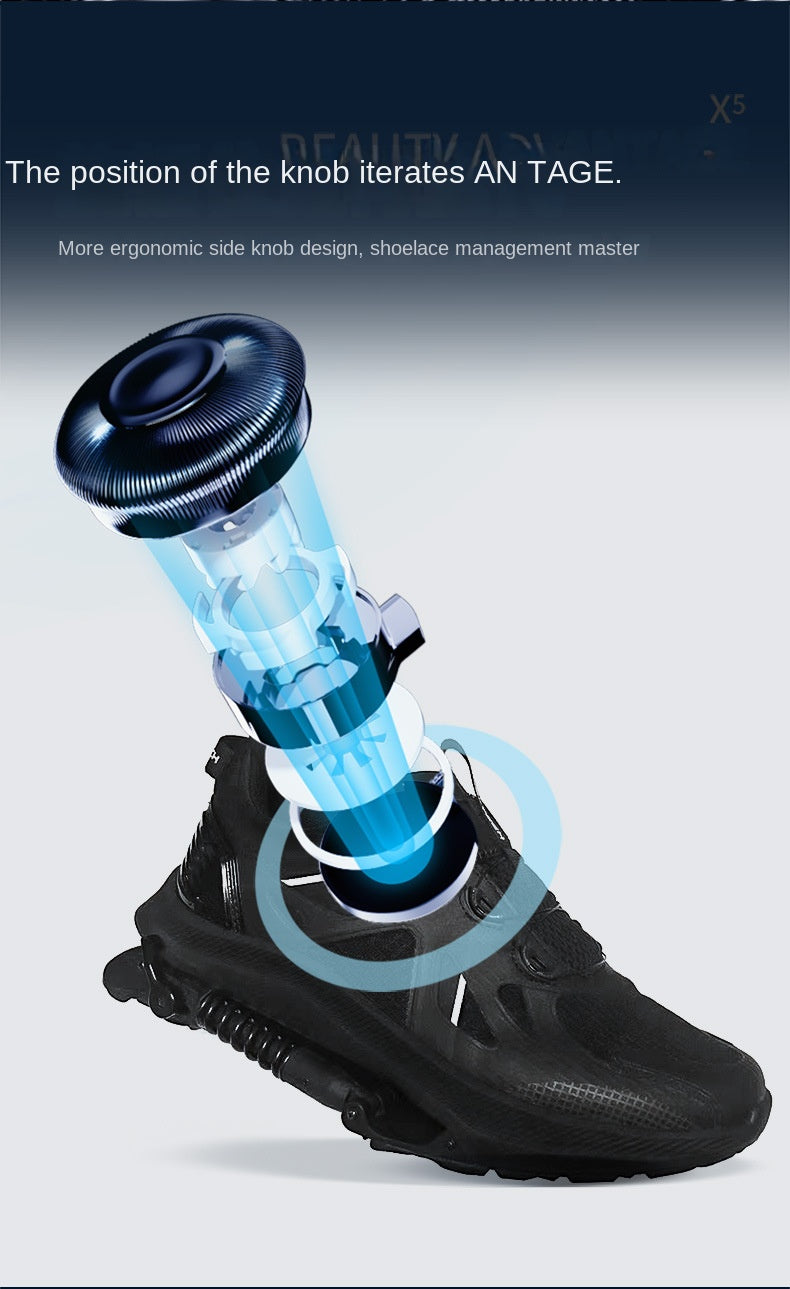 Mechanical running shoes Bouncing Spring shock absorption running Shoes Women men Sneaker Shoes - Clikcy