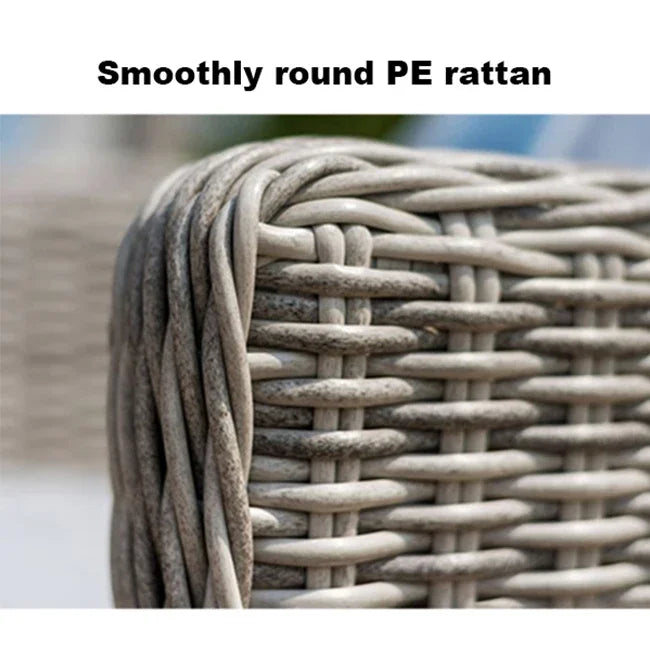 Custom Modern 6 Seat Corner Sofa Patio Outdoor Rattan Dining Outdoor Furniture Sets Rattan Garden Furniture - Clikcy