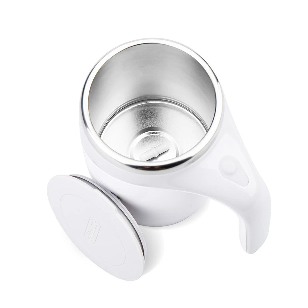 Automatic Stirring Cup Mug Rechargeable Portable Coffee Electric Stirring Stainless Steel Rotating Magnetic Home Drinking Tools
