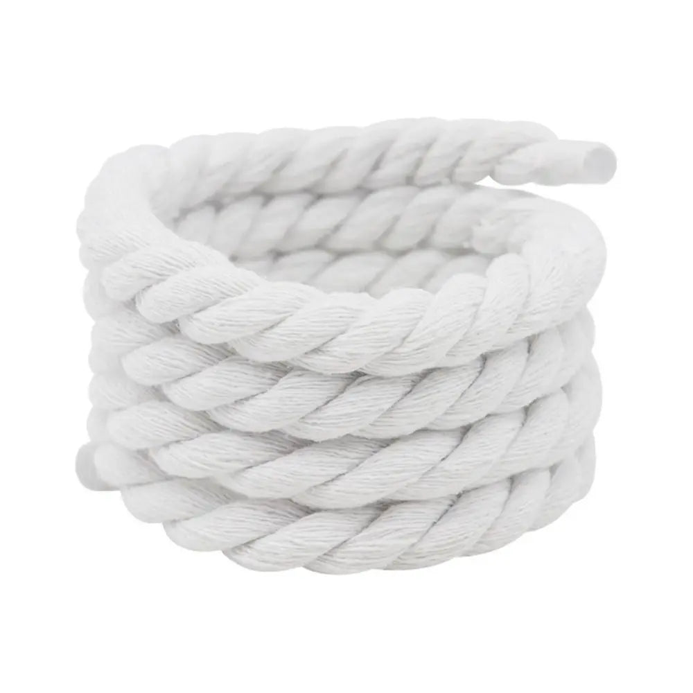 2PCS Round Thick Rope Laces Polyester Cotton High Quality Solid Color Laces 0.8cm120cm Width 10Colors Bold Shoelaces - Clikcy